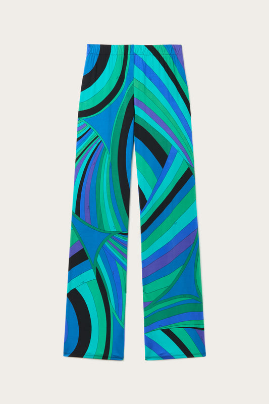 Pantaloni in Stampa Iride