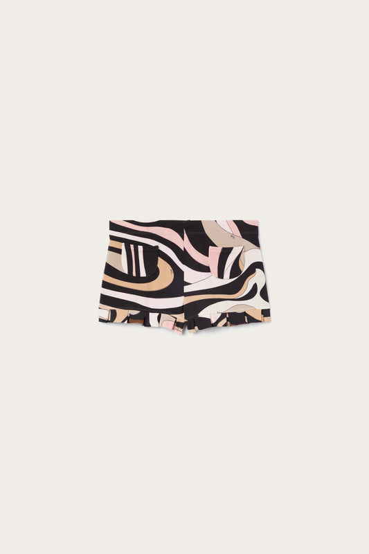 Shorts in Stampa Marmo
