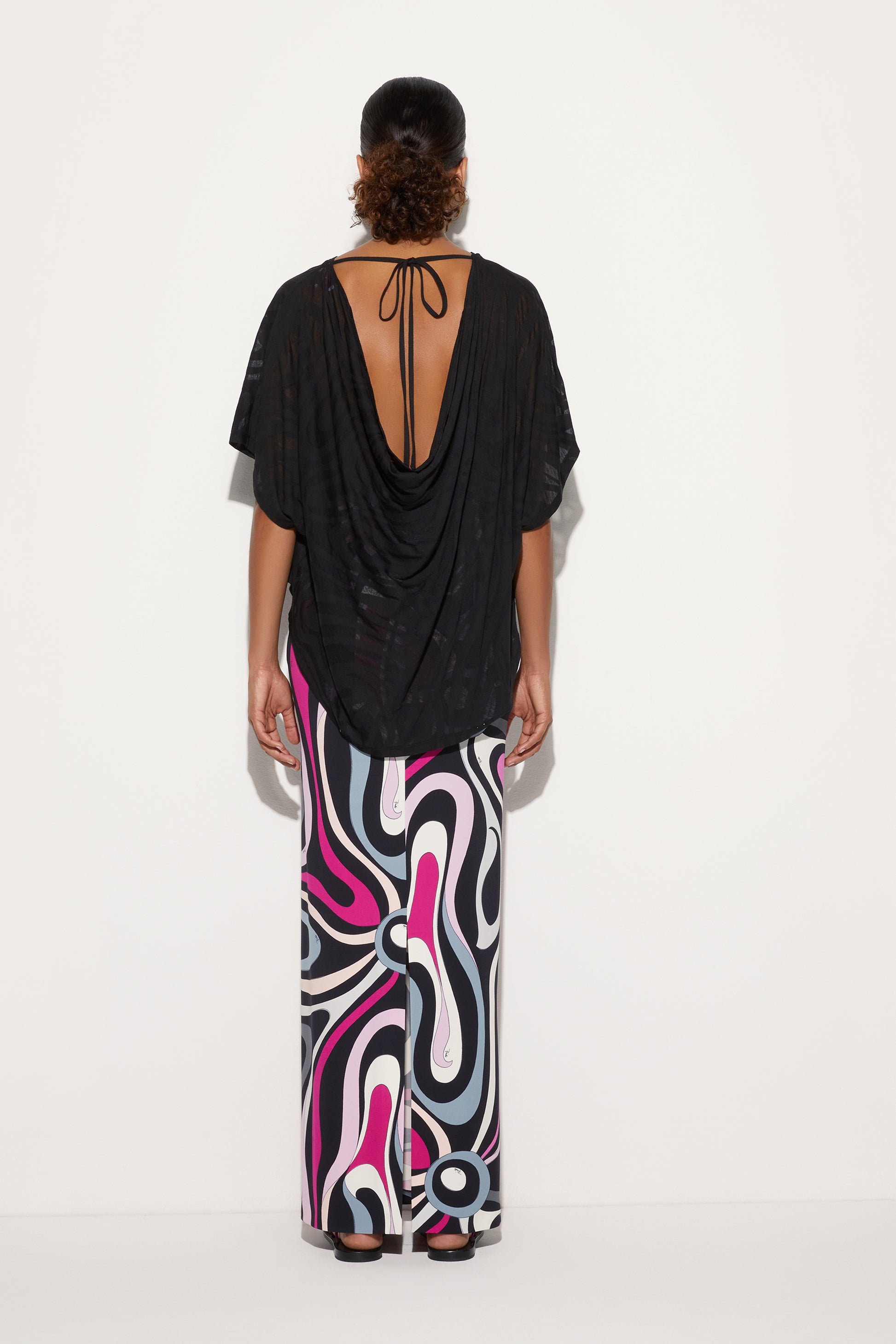 Marmo Print High Waist Skirt View 4 - Pucci