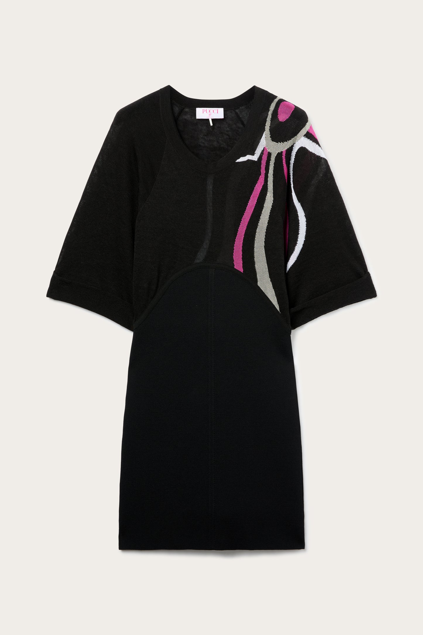 Bodycon Dress with Marmo Detail View 1 - Pucci