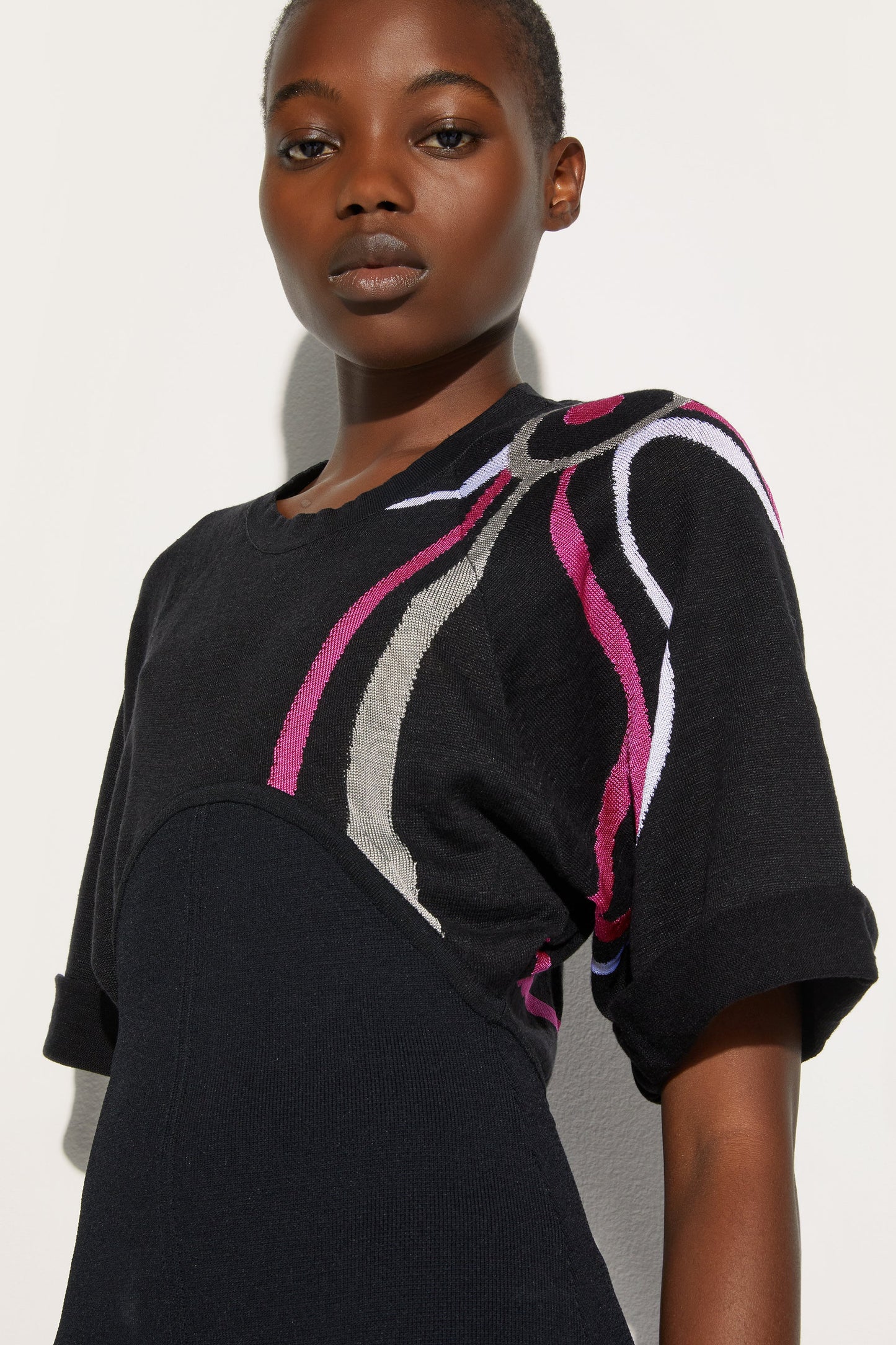 Bodycon Dress with Marmo Detail View 5 - Pucci