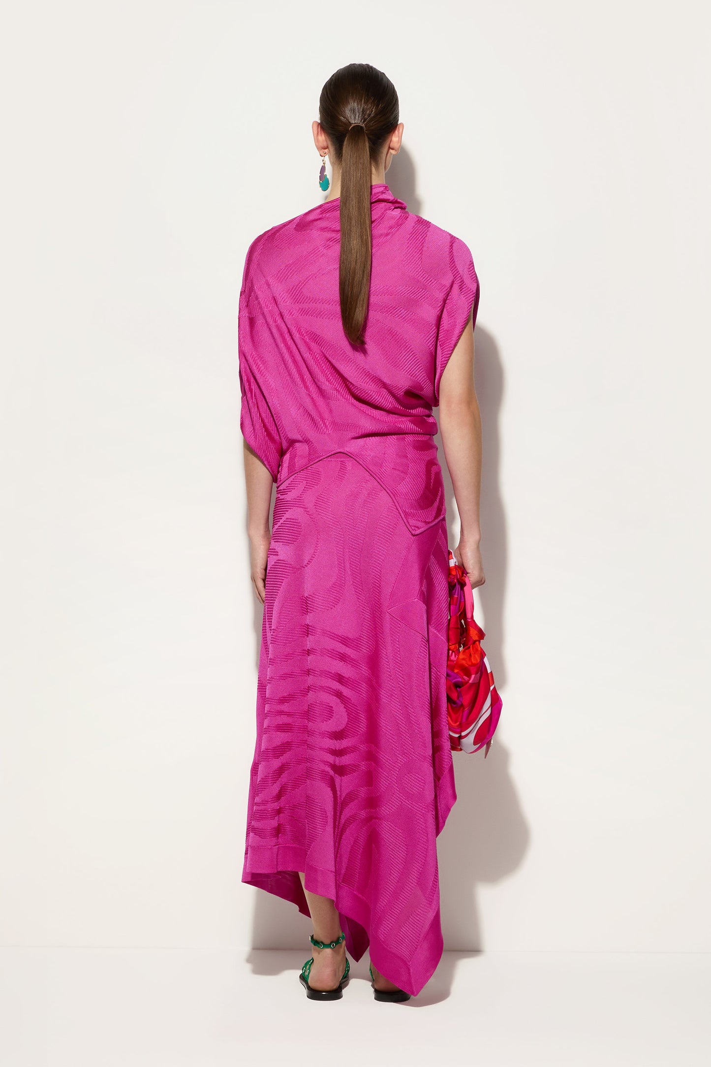 Marmo Texture Flowing Skirt View 4 - Pucci