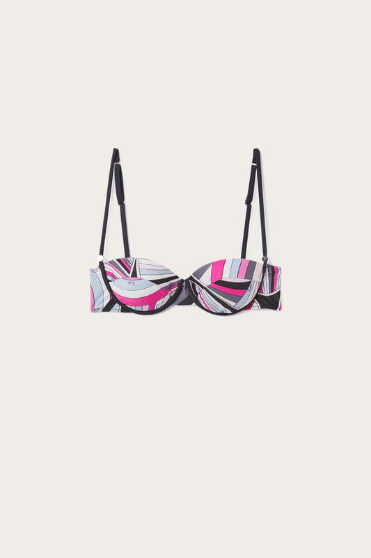 Iride Print Balconette Bikini Bra View 1 - Pucci