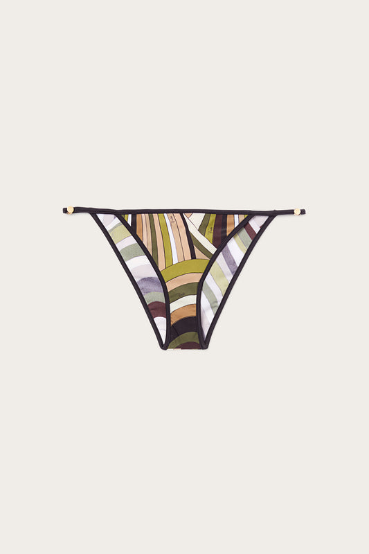 Slip Bikini in Stampa Iride