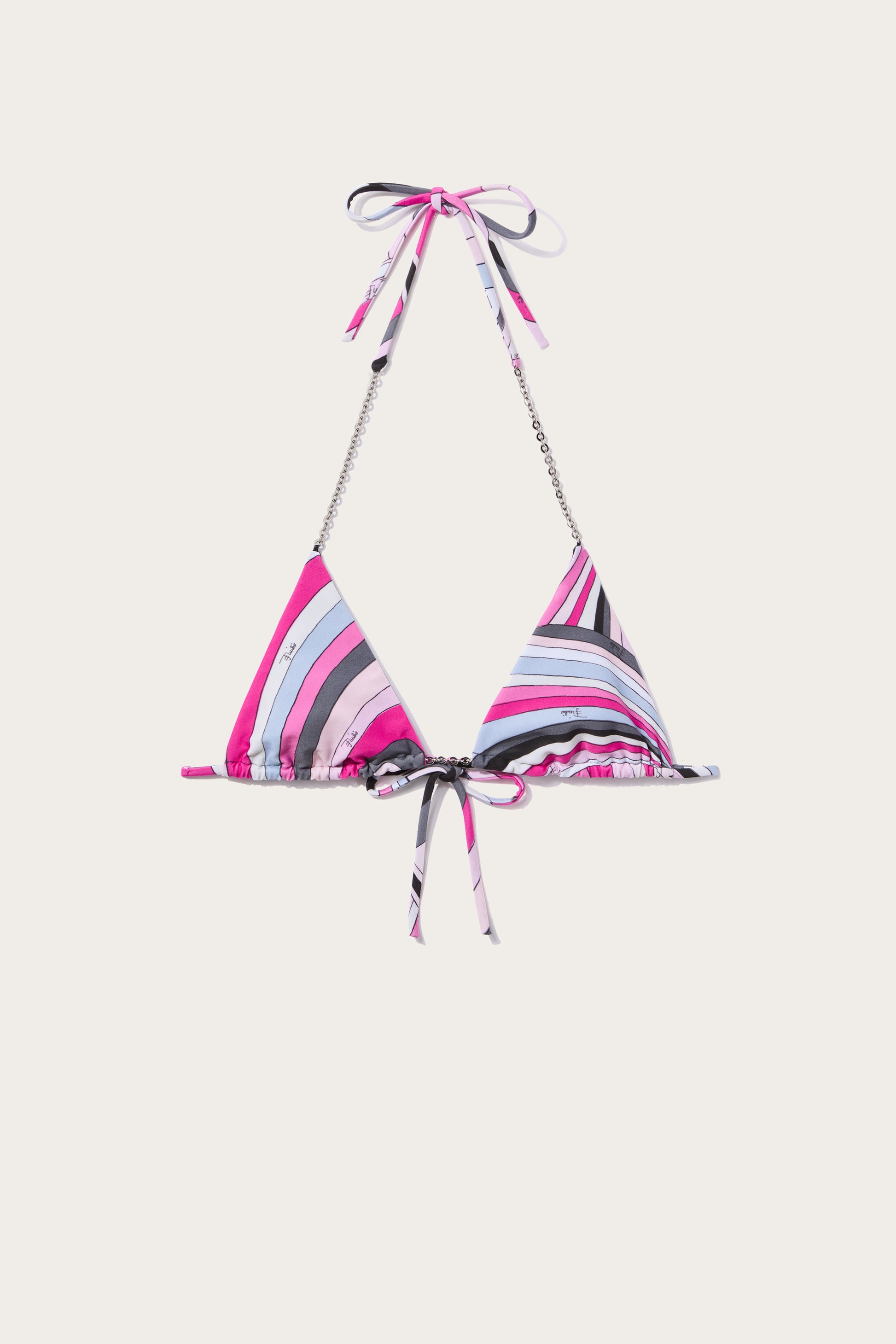 Iride Print Bikini Top View 1 - Pucci