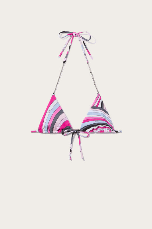 Iride Print Bikini Top View 1 - Pucci