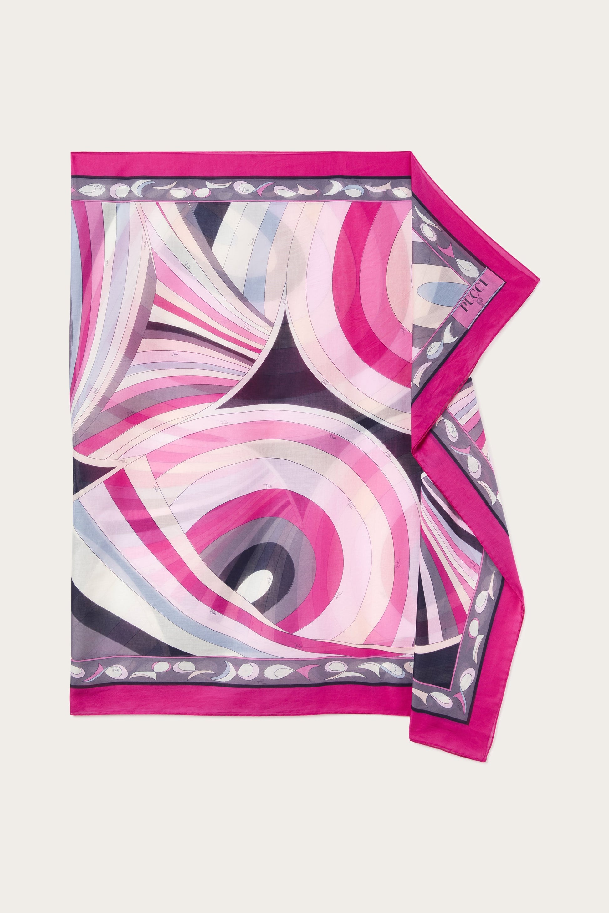 Iride Print Cotton Sarong View 1 - Pucci