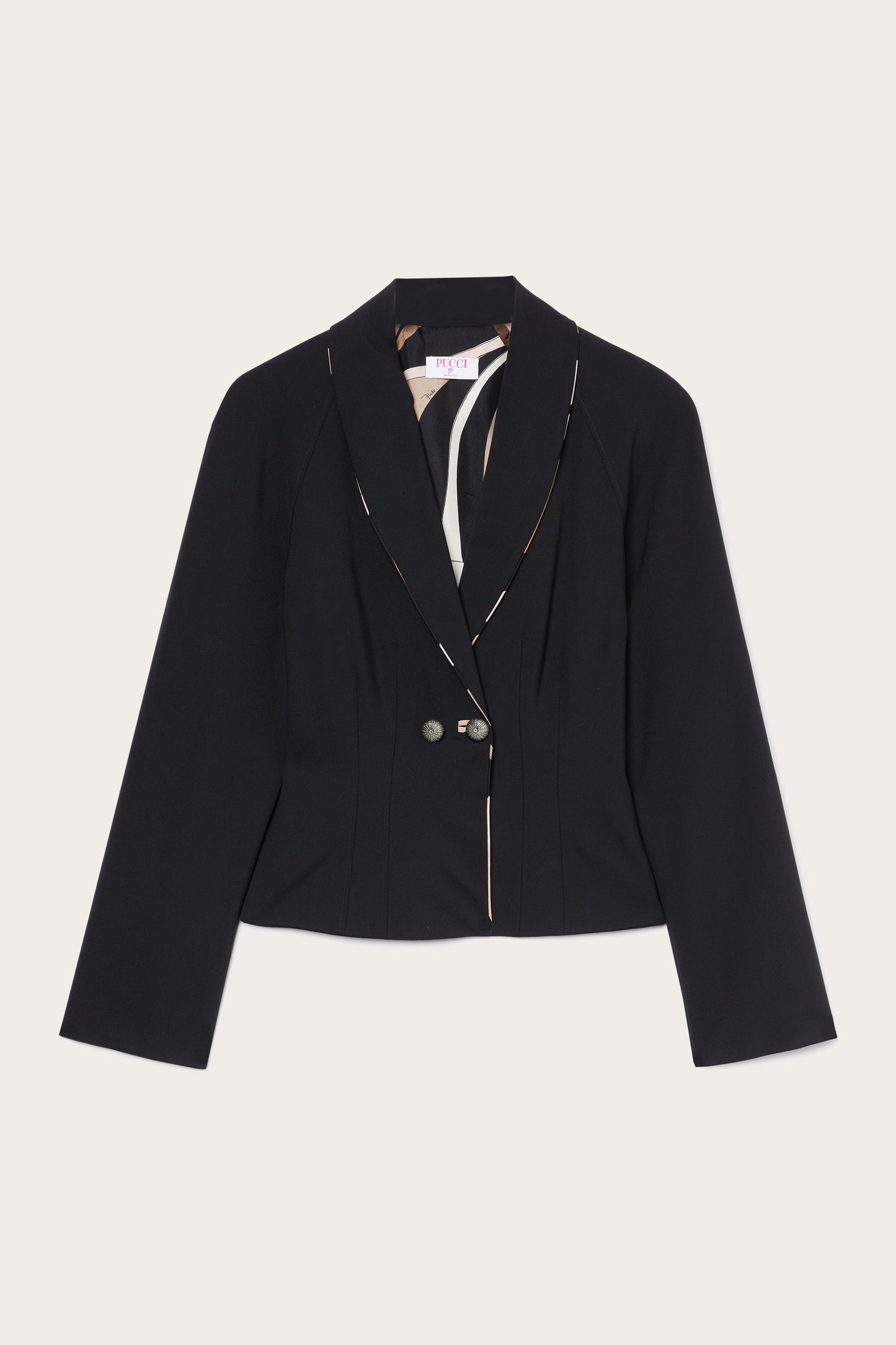 Cool Wool Lapel Jacket View 1 - Pucci