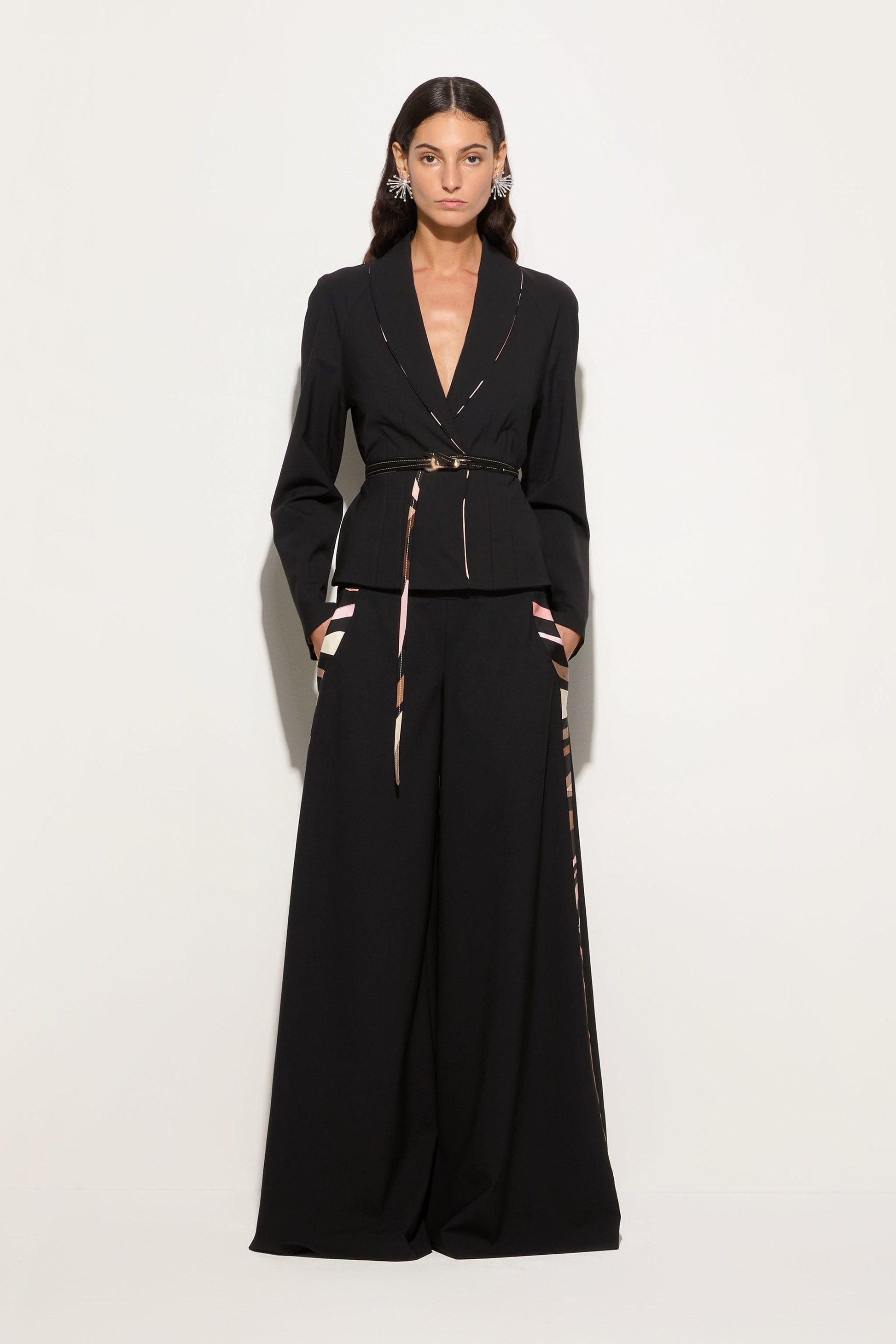 Cool Wool Lapel Jacket View 2 - Pucci