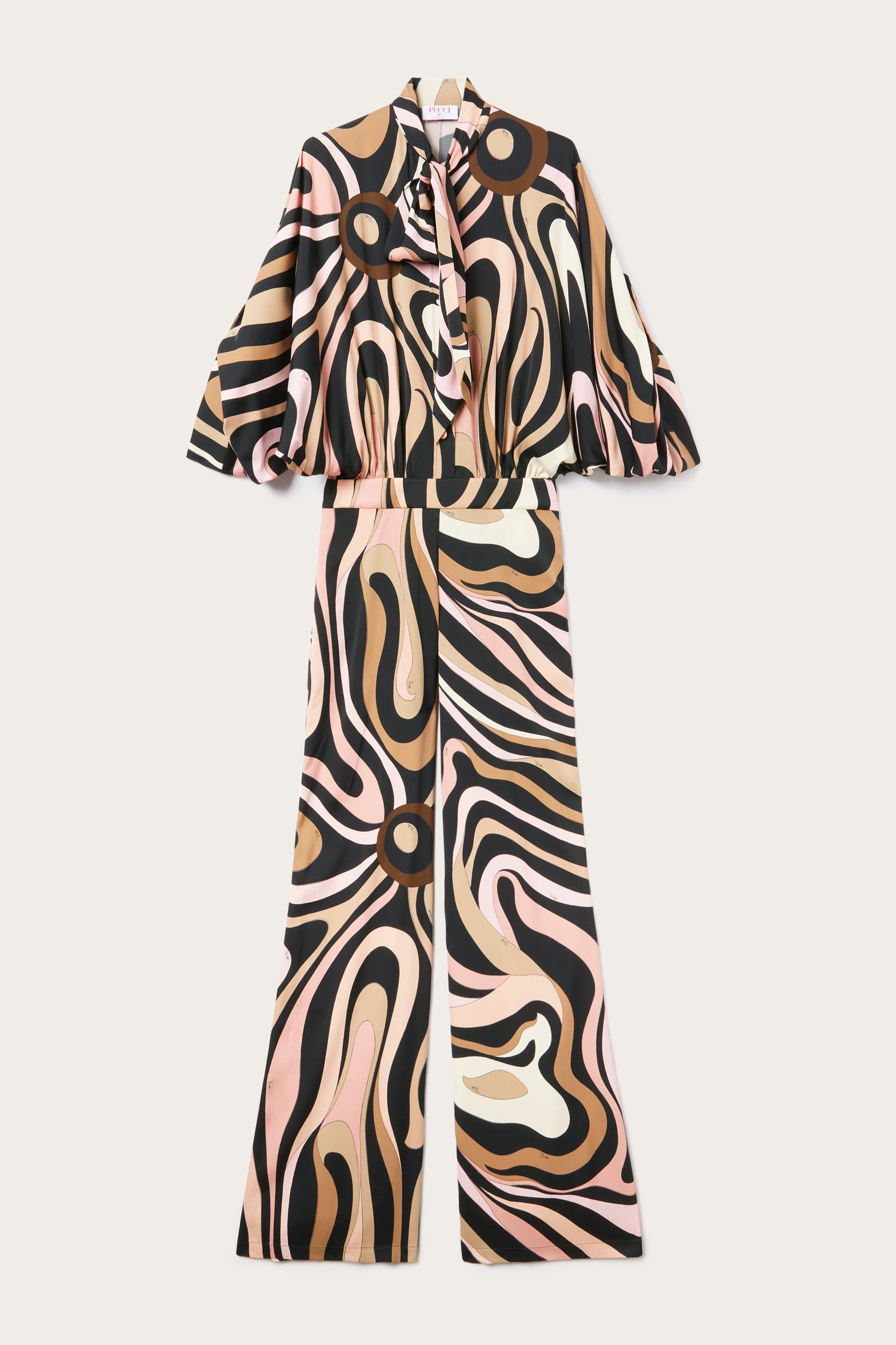 Marmo Print Jumpsuit View 1 - Pucci