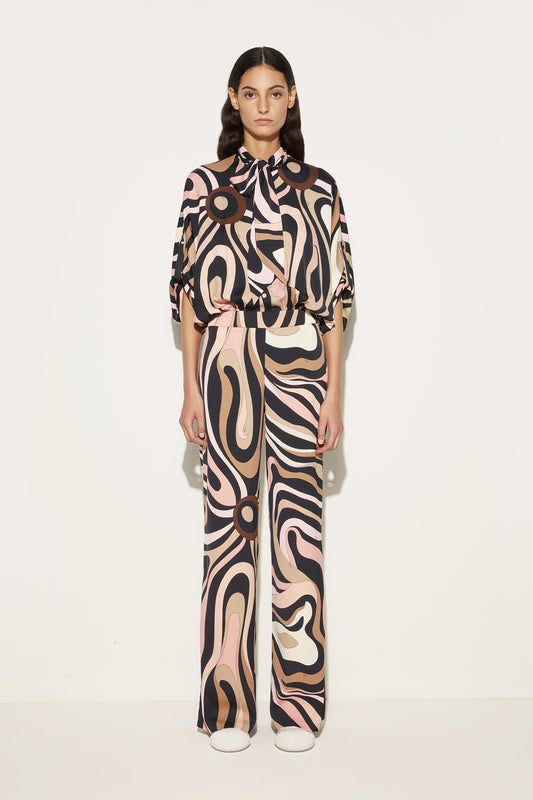 Marmo Print Jumpsuit View 2 - Pucci