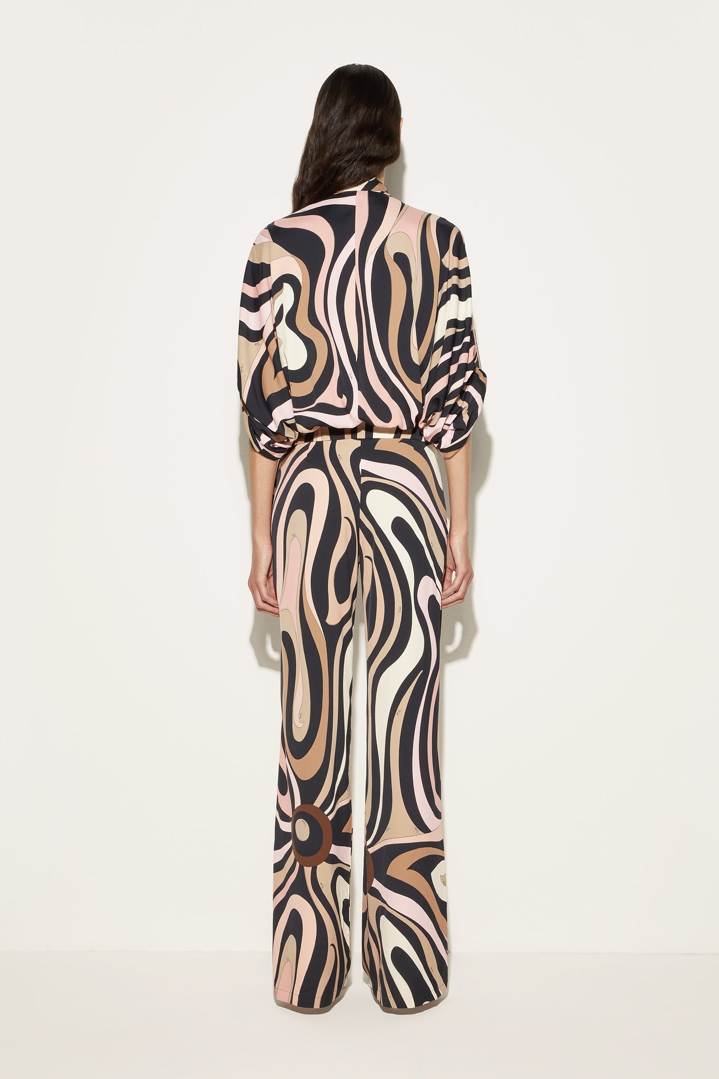 Marmo Print Jumpsuit View 4 - Pucci