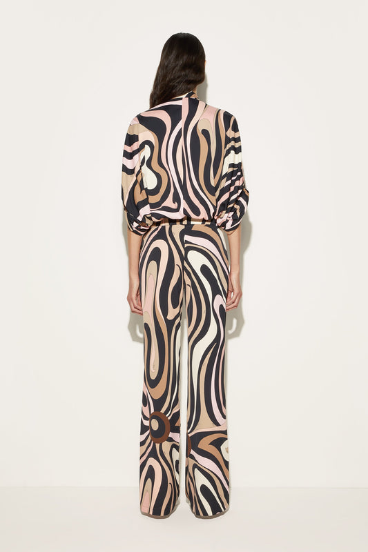 Marmo Print Jumpsuit View 4 - Pucci