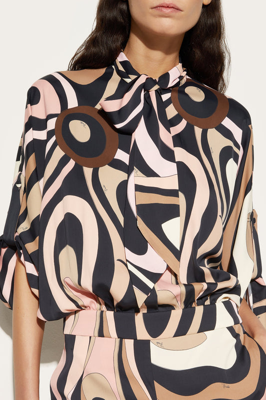 Marmo Print Jumpsuit View 5 - Pucci