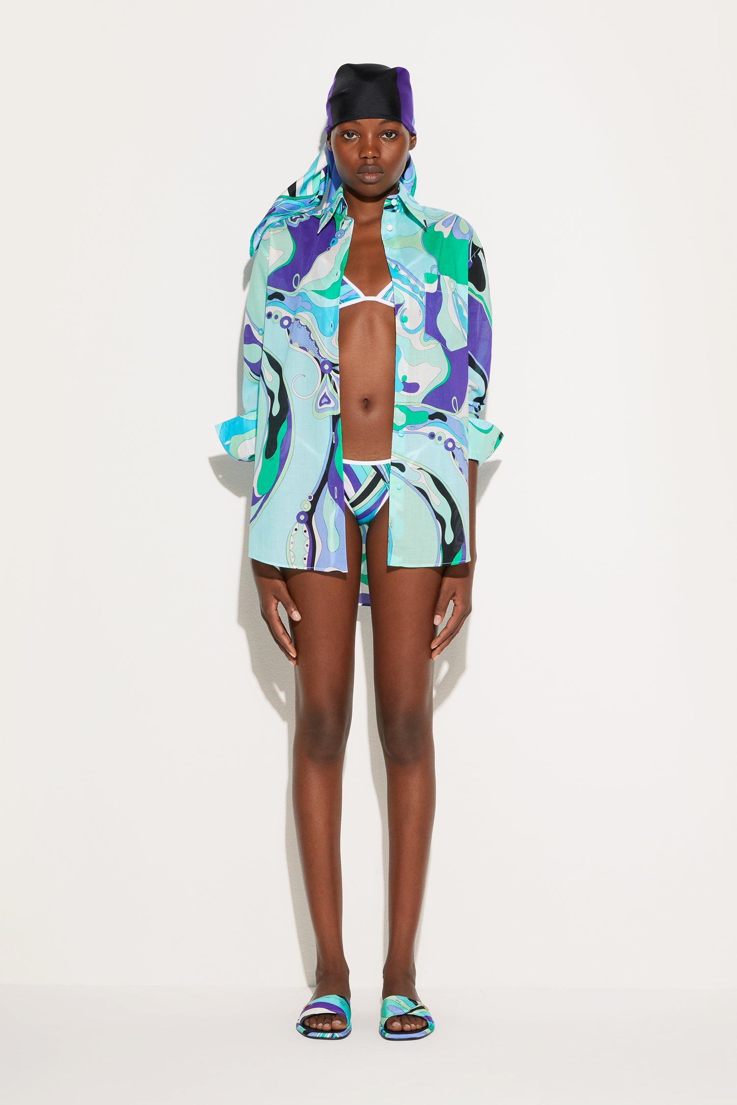 Camicia in Mussola in Stampa Orchidee