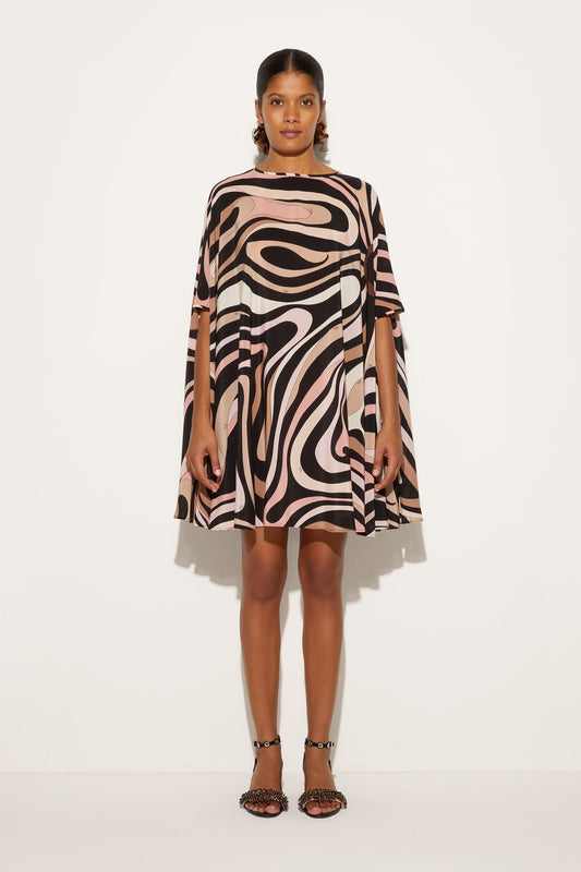 Marmo Print Kaftan Mini Dress View 2 - Pucci