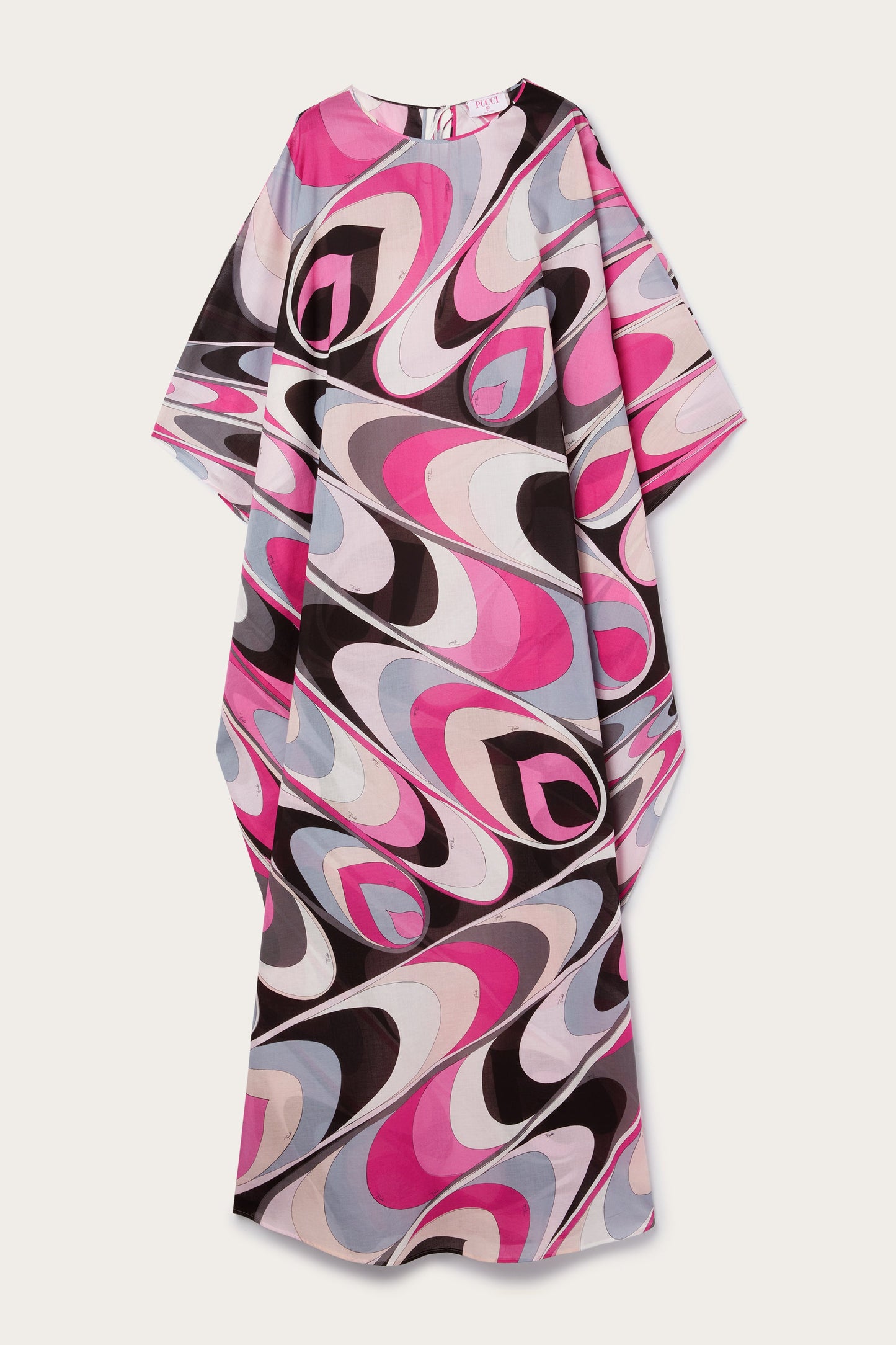 Onde Print Cotton Kaftan View 1 - Pucci