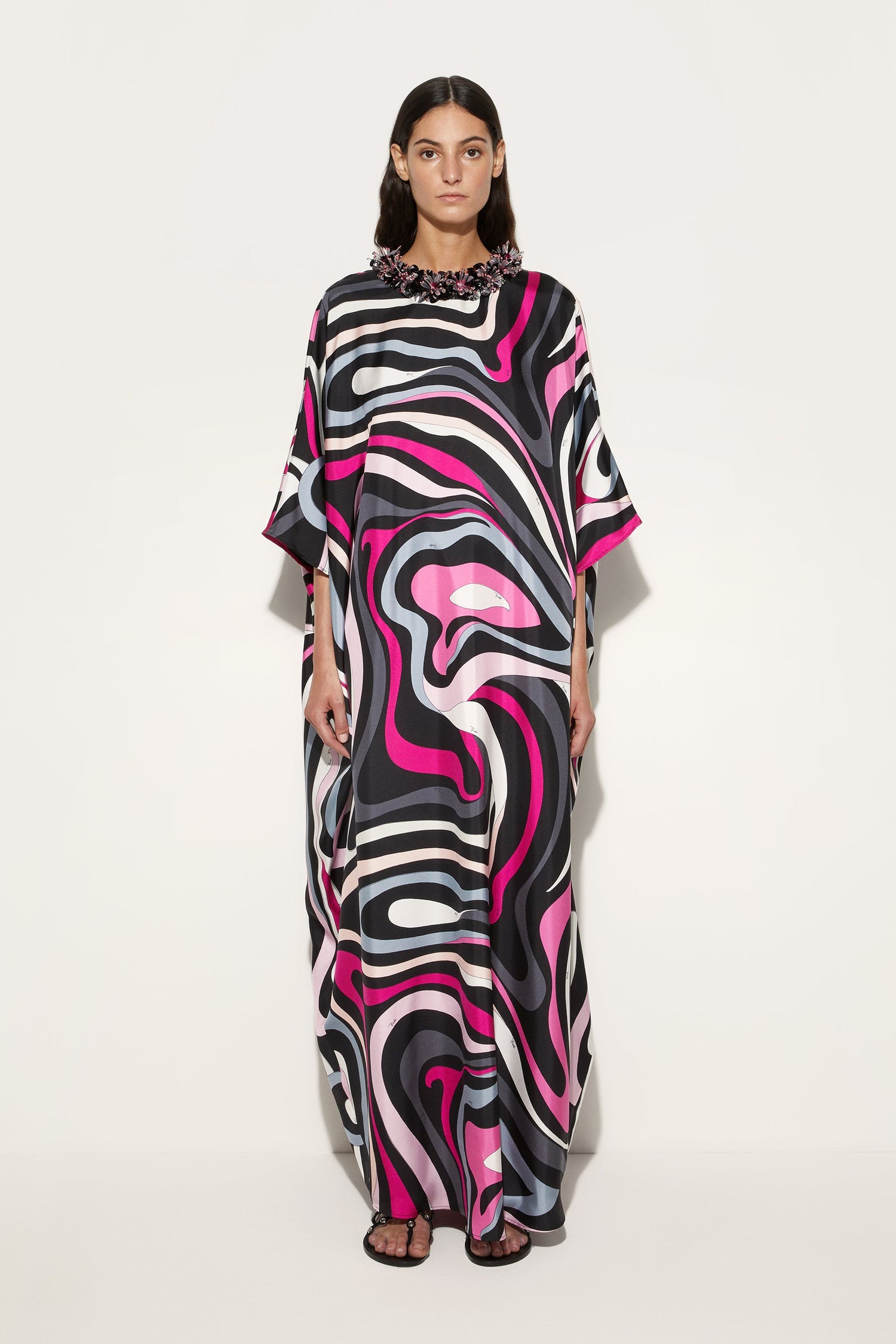 Marmo Print Kaftan View 2 - Pucci