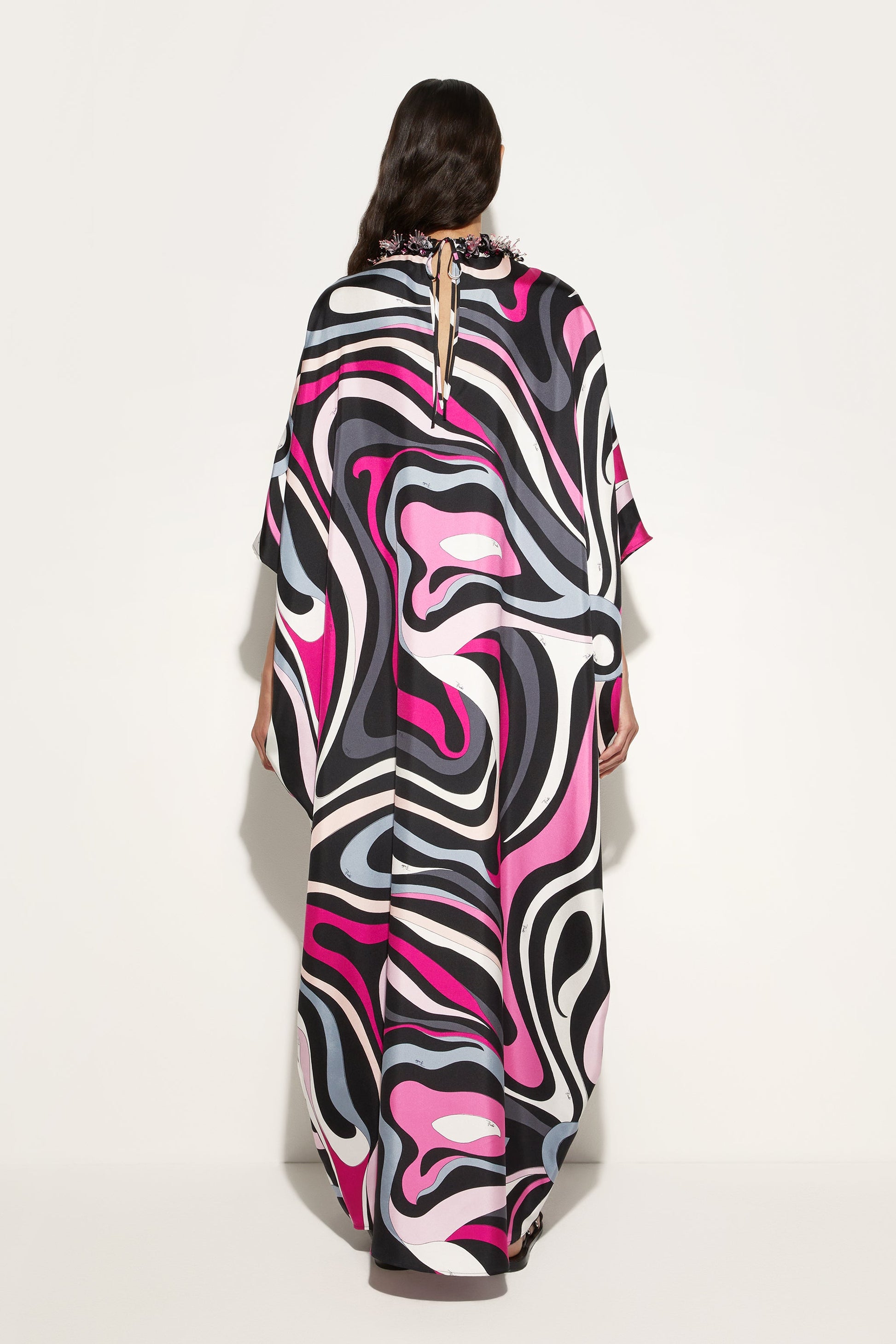 Marmo Print Kaftan View 4 - Pucci