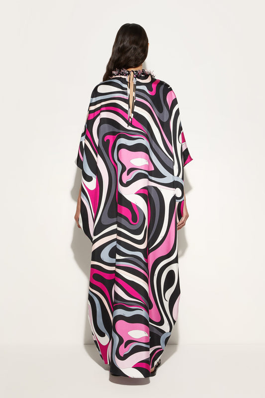 Marmo Print Kaftan View 4 - Pucci
