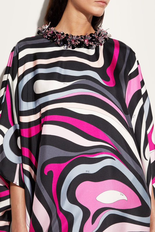 Marmo Print Kaftan View 5 - Pucci