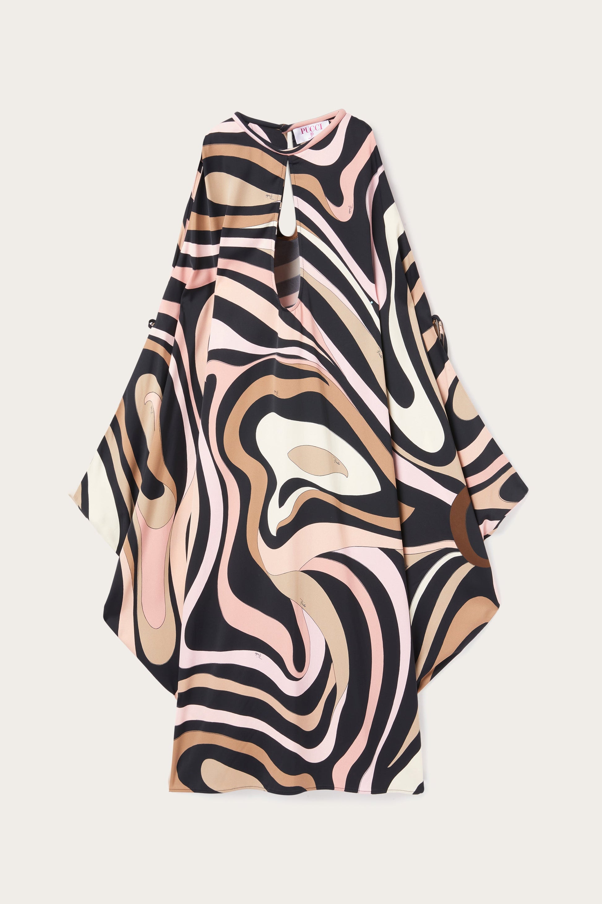 Marmo Print Kaftan Mini Dress View 1 - Pucci