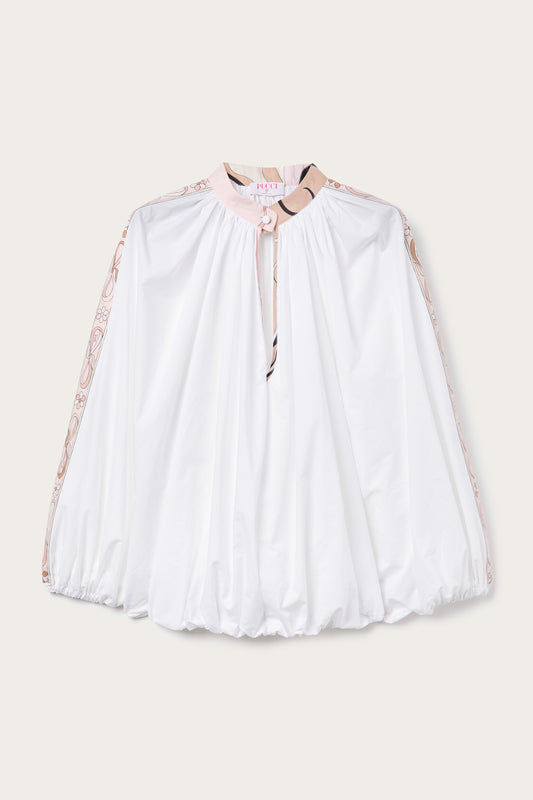 Blusa con Dettagli Stampati
