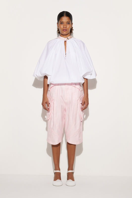 Blusa con Dettagli Stampati
