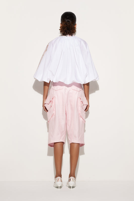 Blusa con Dettagli Stampati