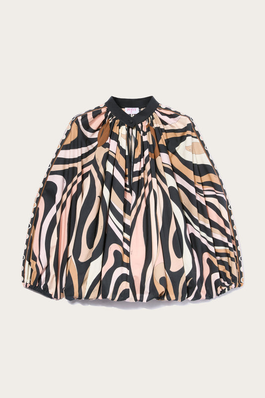 Blusa in Stampa Marmo