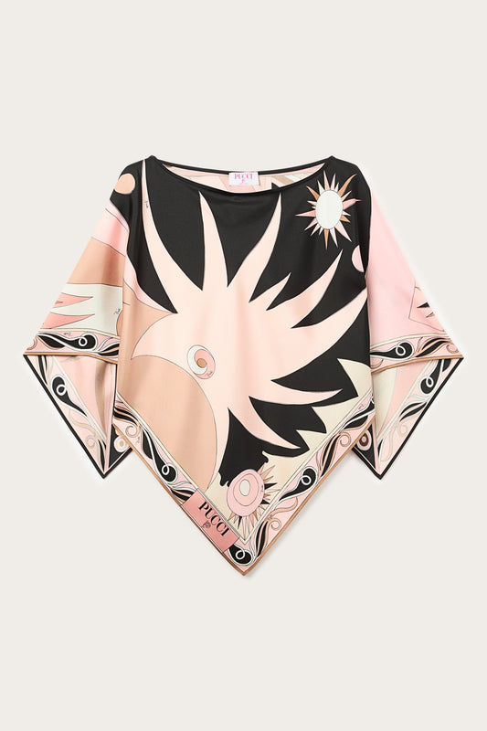 Stella Print Cape Blouse View 1 - Pucci