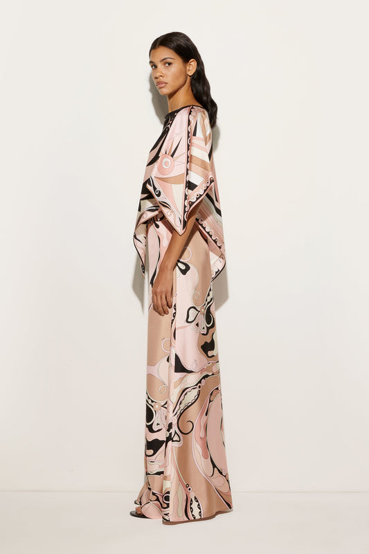 Stella Print Cape Blouse View 3 - Pucci