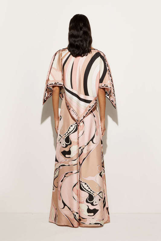 Stella Print Cape Blouse View 4 - Pucci