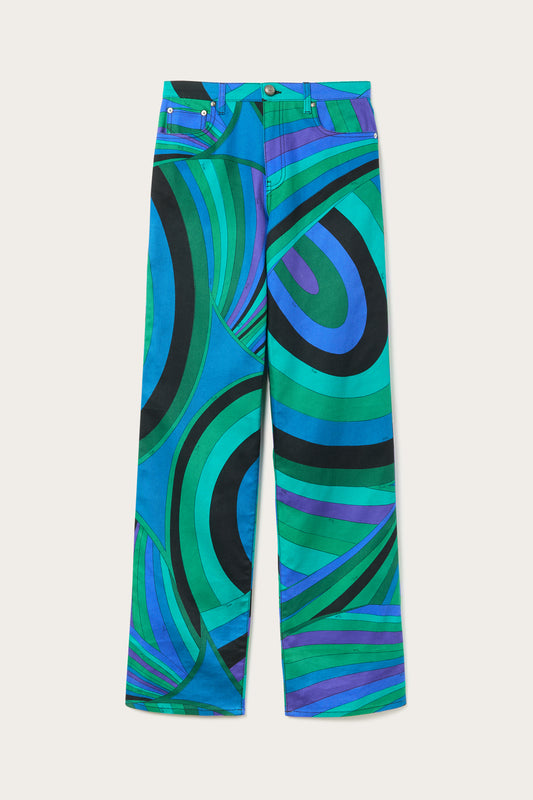 Pantaloni in Stampa Iride