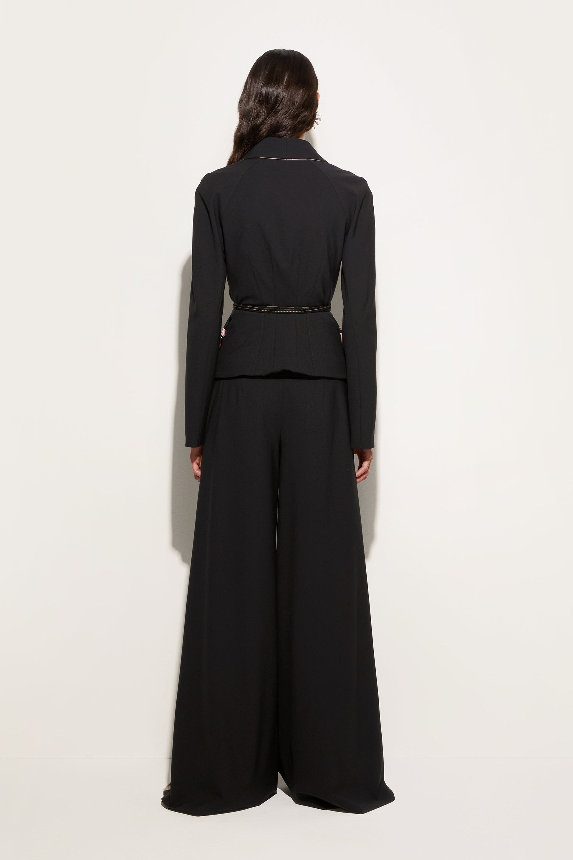 Palazzo Pants with Printed Details View 4 - Pucci