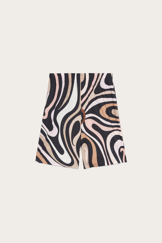 Pantaloncini in Stampa Marmo