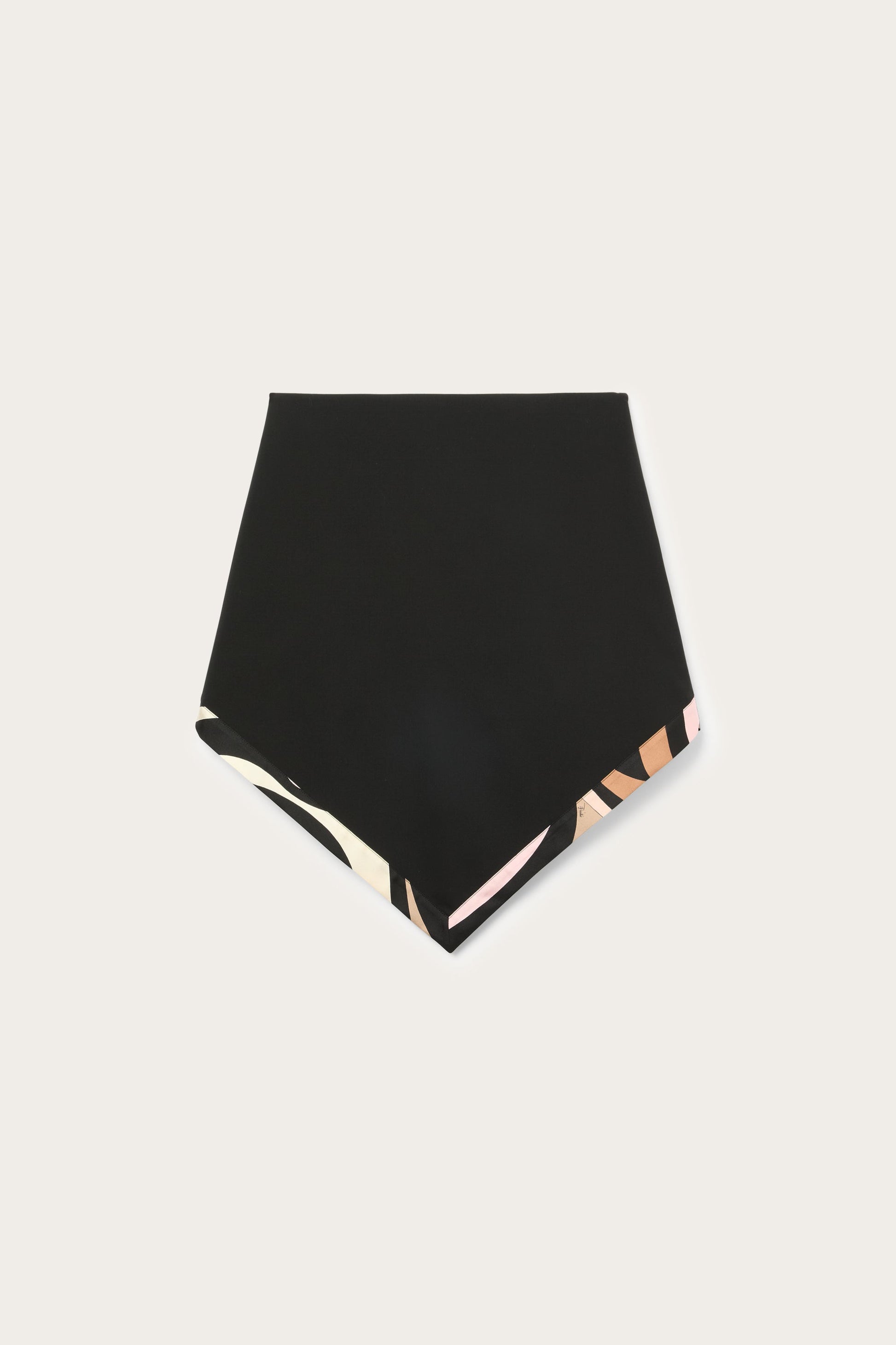 Skirt with Triangle Printed Hemline View 1 - Pucci