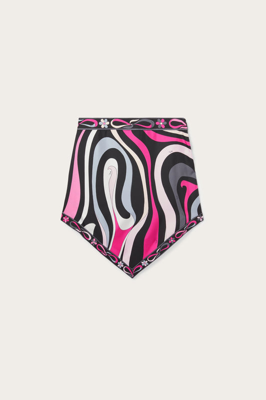 Marmo Print Silk Twill Midi Skirt View 1 - Pucci