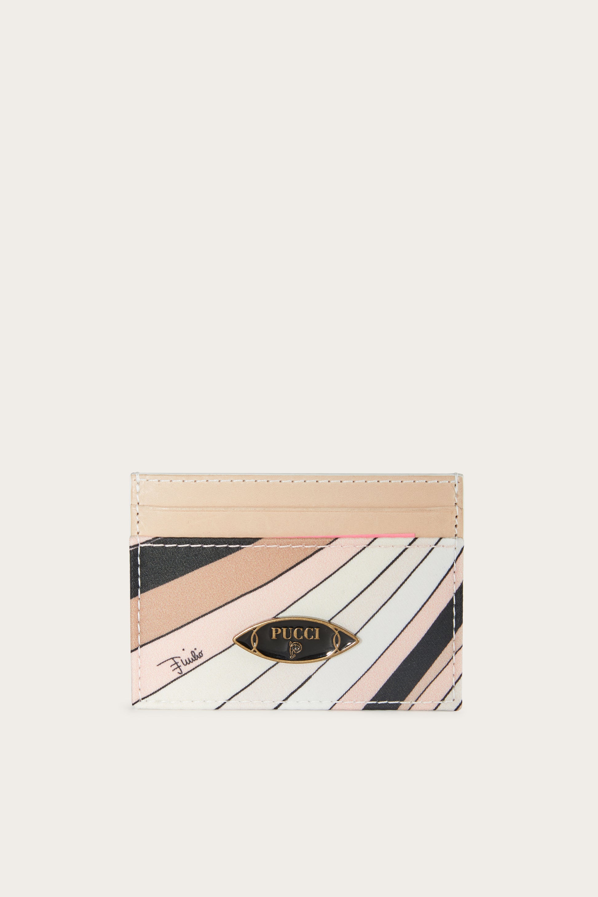 Iride Print Card Holder View 1 - Pucci