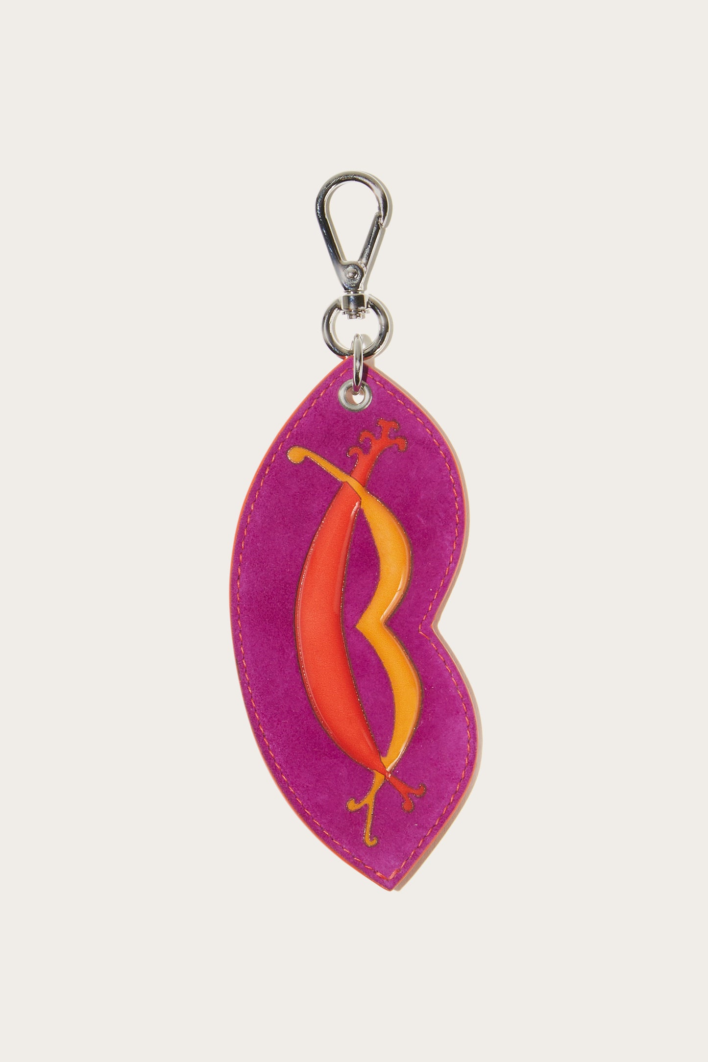 Leather Airtag Holder With 3D Design View 1 - Pucci