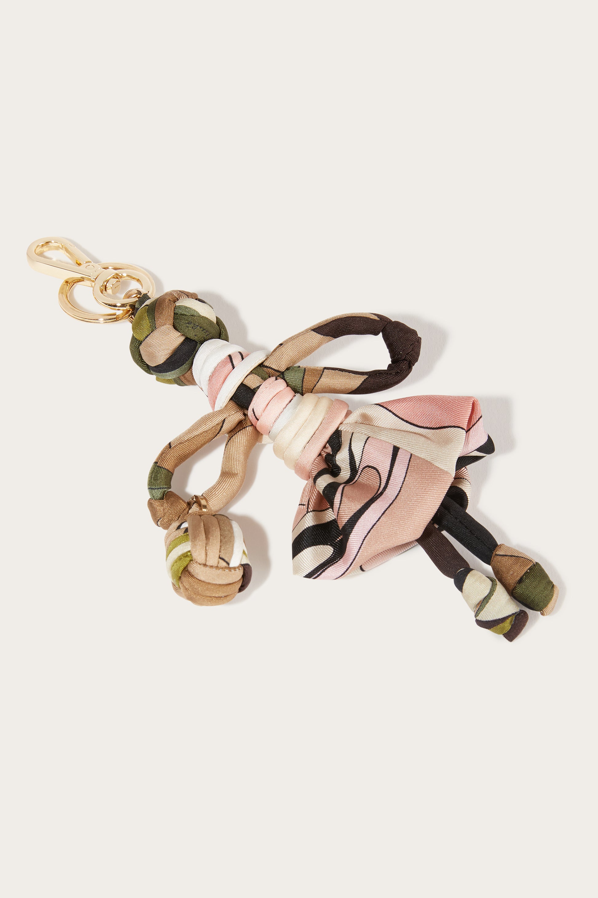 Iride Print Silk Keychain View 3 - Pucci