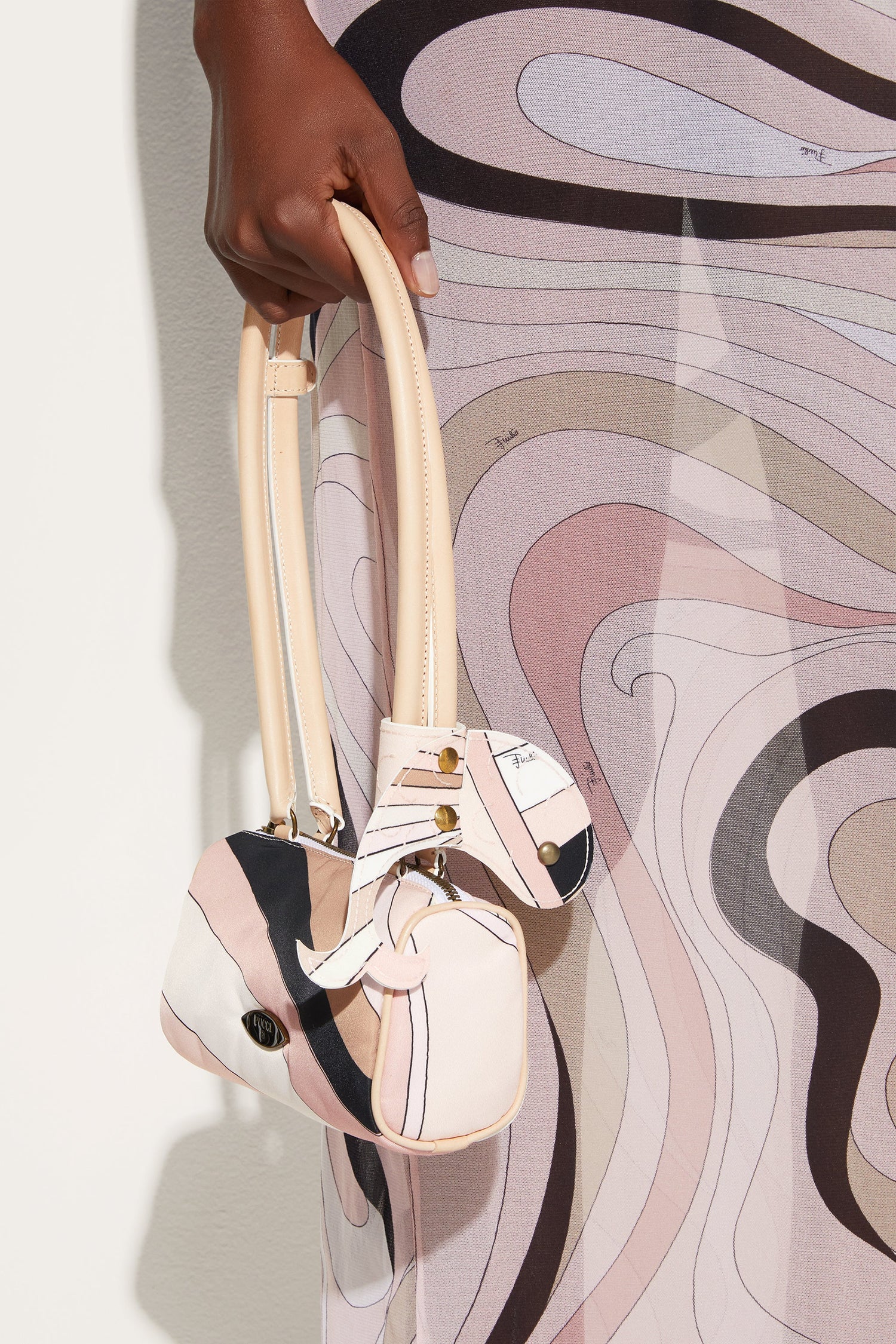 Iride Print Luggage Tag View 2 - Pucci