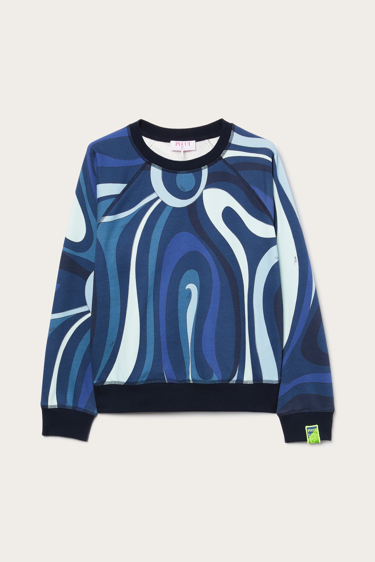 Fleece Sweatshirt Marmo Print View 1 - Pucci