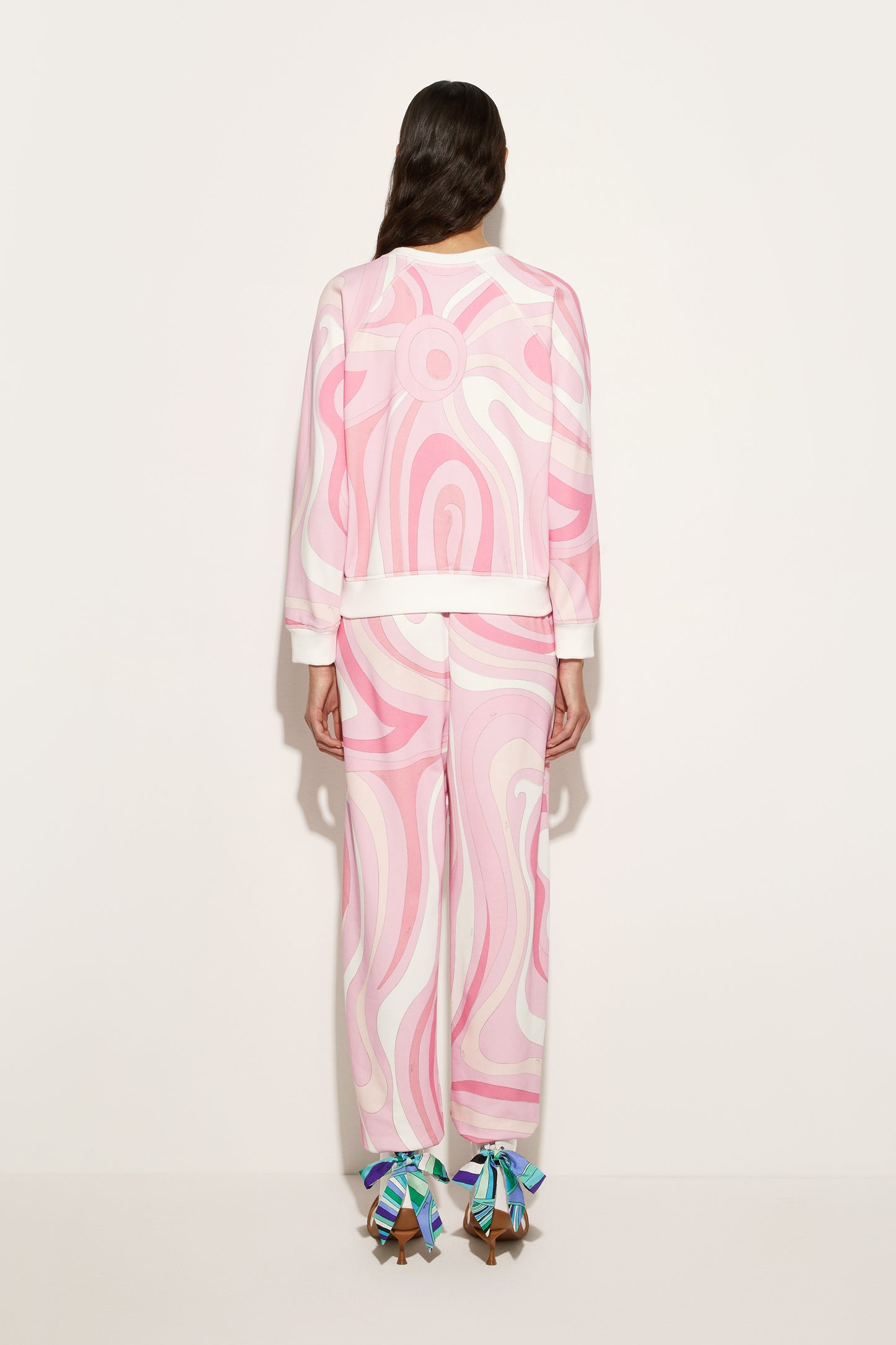 Fleece Sweatshirt Marmo Print View 4 - Pucci
