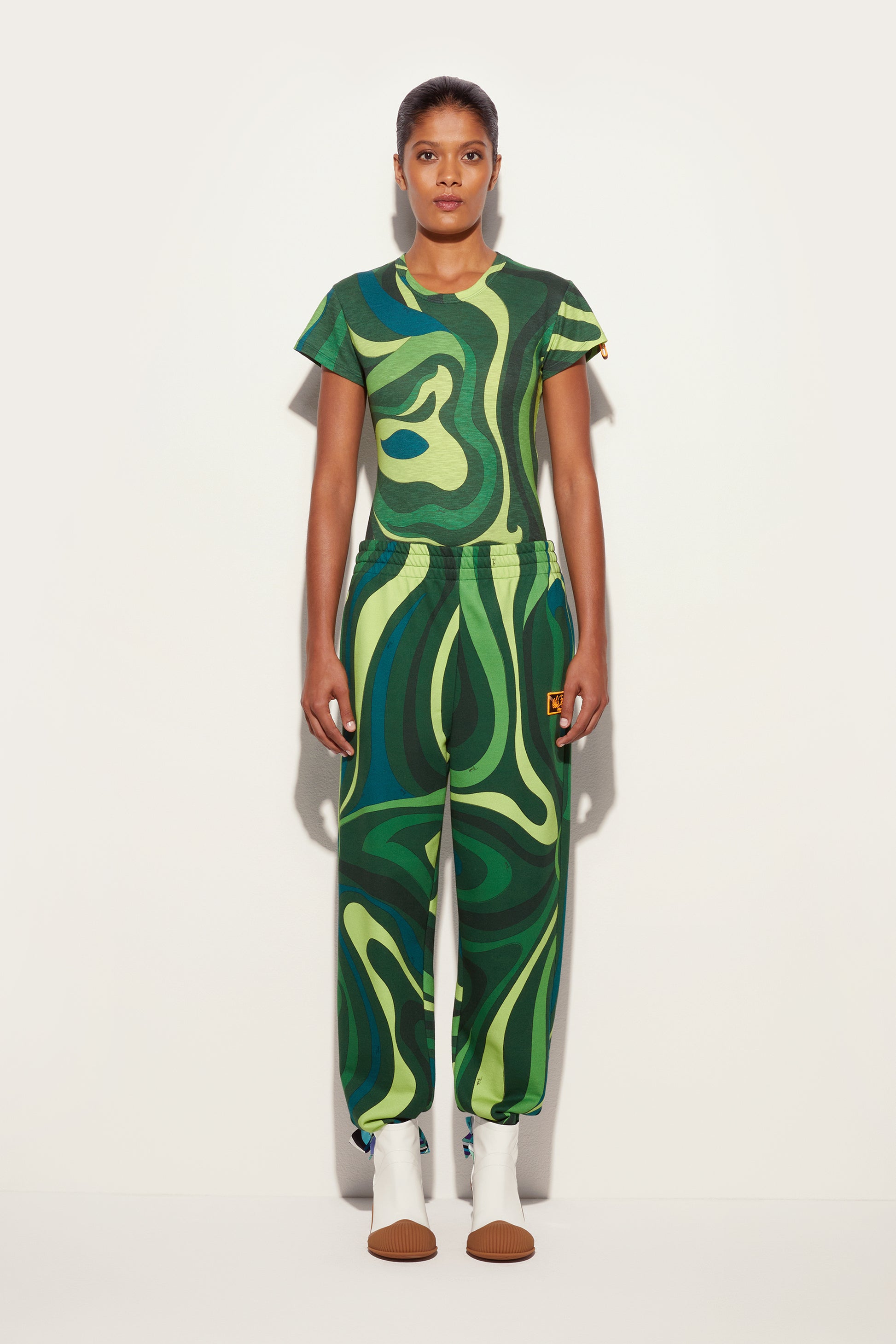 Fleece Joggers View 2 - Pucci