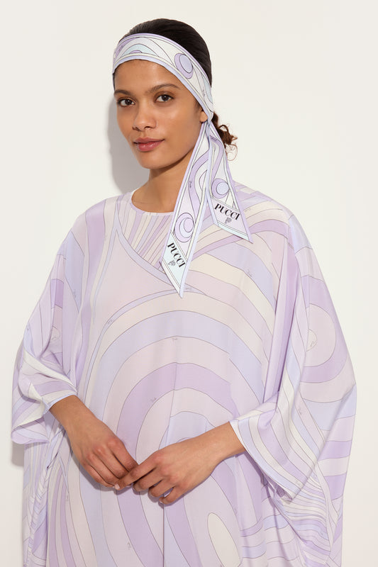 Mixed Prints Silk Twill Scarf