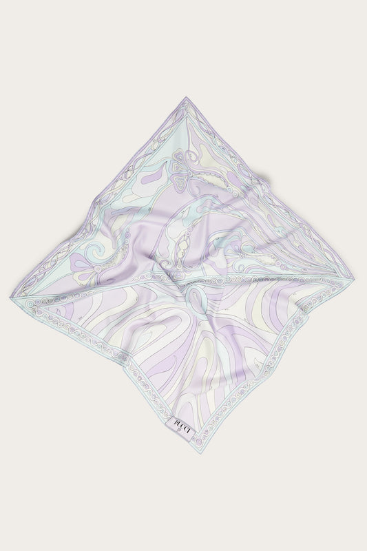 Marmo and Orchidee Print Carre