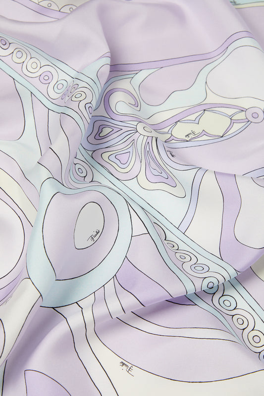 Marmo and Orchidee Print Carre