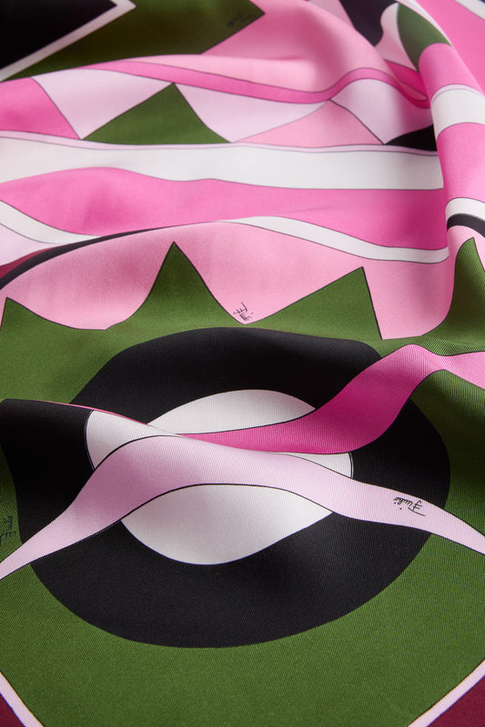 Foulard in Seta in Stampa Vivara	