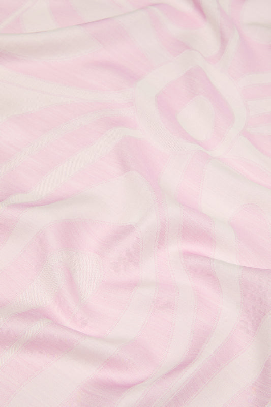 Marmo Print Jacquard Silk Scarf